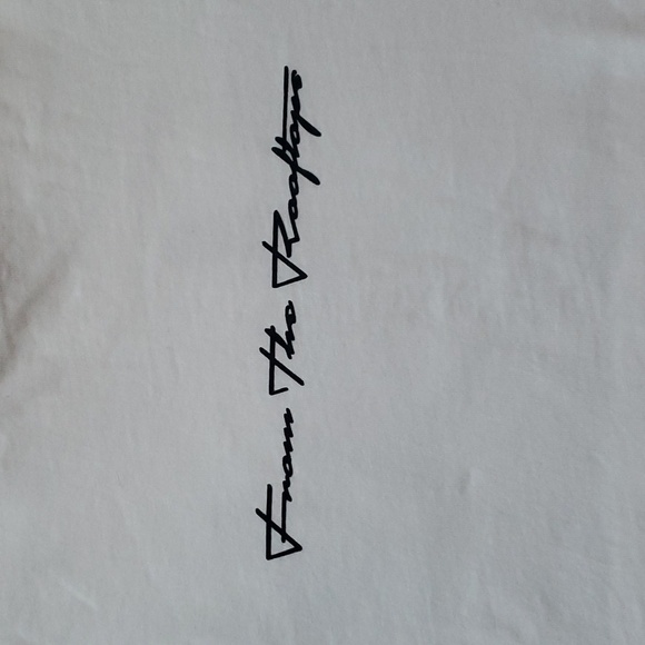 H&M "From the Rooftop" White Graphic T-Shirt - Picture 4 of 9